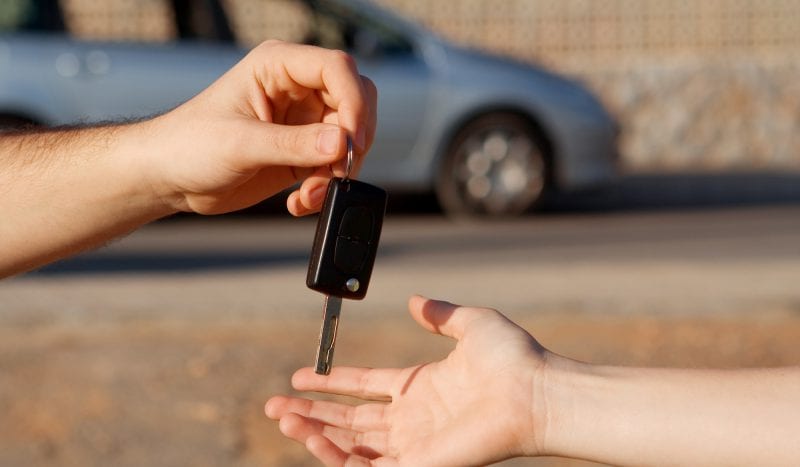 new car keys or car hire or rental
